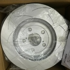 FERODO 碟盤 RX350 RX270 RX400H (03-08) 前後煞車盤 來令片 打孔劃線, 前孔線盤一組（宅配）, 1個