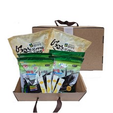 명절 건어물 종합세트 황태채 미역 육수 3종 국물요리 선물세트, 1