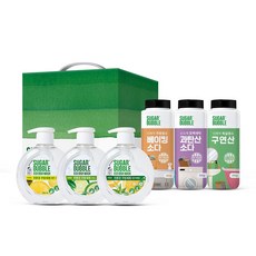 슈가버블 친환경세제 6종 선물세트, 1세트