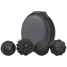 실리콘 자석 스트레스 볼 해소 여행용 성인 불안증이 청소년용, 3. 4pcs Black, 1개