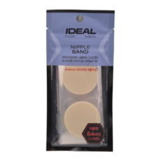 아이디얼포맨 니플 밴드 64매입 (스킨톤), 64개