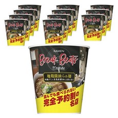 닛신 라멘 브레이크 비트 메구로 토종닭 쇼유라멘 92g, 12개