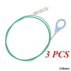 배수구 청소 브러시 자동차 배수 준설 썬 루프 스크럽 도구 채광창 파이프, 4. 3 Pc 5 Meters, 1개