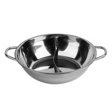 인덕션 겸용 두가지 맛 반반 냄비-28cm 훠궈용 샤브샤브 칸막이oto62zDo