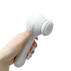 이니타 진동 회전 클렌저 모공피지 저자극 실리콘 세안기 프리미엄 듀얼 딥클렌저, 1개, 화이트