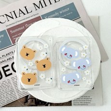 패턴 지갑 트라이코지 투명 맥세이프 수납 카드 슬라, 호랑이