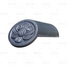 기왓장 기와 조립식 회색 기와지붕 한옥카페 어두운 지붕재 처마 천장, F. B 그레이  연꽃, B그레이-연꽃 동