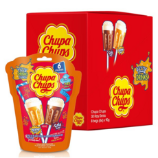 츄파춥스 막대사탕 피즈 캔디 90g, 3개