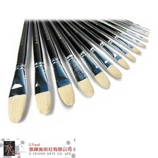 JANUA 老人牌 800BU 系列 半圓頭 油畫壓克力畫筆, 24, 24