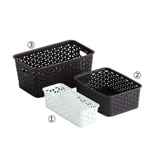 格尚格尚收納籃 臺灣製造 收納盒 置物盒 文具盒 餐具盒 收納籃 筆筒 筷盒 文具籃 工具盒, 咖啡色, 1個