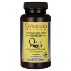 Swanson 斯旺森 Ultra Q-Gel 60 毫克軟膠囊, 60入, 1個, 60顆