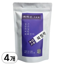 차마신티 청혈차 티백 향긋한 쑥청차 쑥청혈차, 4개, 50개입, 1g