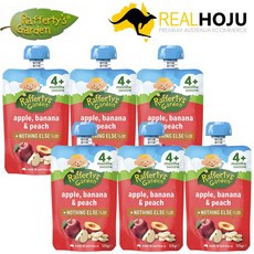 래퍼티스 가든 사과 바나나 복숭아, 6개