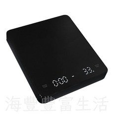 咖啡豆電子秤 防潑水 LED電子秤 手沖電子秤 咖啡秤 廚房秤 多功能秤 烘焙秤 計時秤, 黑色, 黑色, 2150, 3kg