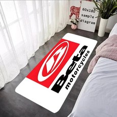 타일형 시공매트 이발소 간판 바닥 매트 그래픽 프린트 플란넬 도어 욕실 주방 입구 카펫 홈 데코, 07 40X60cm, 09 z4, 1개
