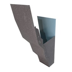 링클징크 빗물받이 지붕 처마 물받이 선홈통 3m 단위 구성품 옵션 추가 가능 착불배송, 3.유도모임통, 5.링클다크그레이, 1개