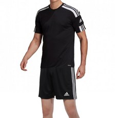 adidas 愛迪達 SR AEROREADY Poly 上衣和下裝短袖/短褲套裝黑色