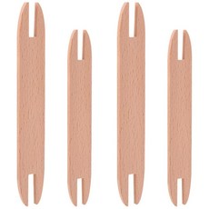 4PCS 나무 셔틀 크로셰 바늘 도구 셔틀 뜨개질 스틱 u200BHand 제작 DIY 공예 스웨터 스카프 태피스트리 액세서리