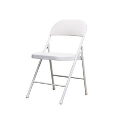 가구뱅크 아르떼 폴딩체어 회의용의자 행사 교회 강당 편한의자 간이의자, 화이트