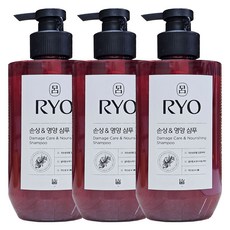 려 함빛 극손상 영양 셀렉션 삼푸, 400ml, 3개