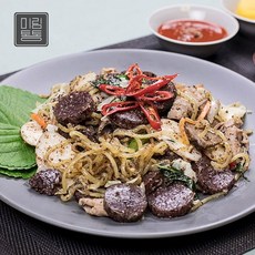 청춘농장 신림동 백순대 / 양념 순대 볶음 1인분 미림통통, 백순대 1인분 순대+간