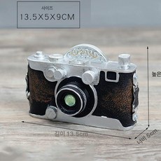 스튜디오 웨딩 사진 레트로 ins 카메라 소형장식 소품 모델 시뮬레이션 제품 가짜 파티 장식품 추억연출 핸드헬드 소형, 5.레진 실버 (무스트랩)