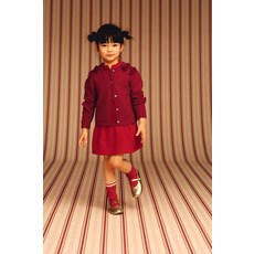 [국내발송] 자라 ZARA 벨벳 보우 니트 재킷 - 레드