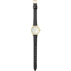 Fieldwork(필드워크) 여성용 아날로그 5기압 손목시계 방수 방땀 벨트 일본산 무브먼트 작은 편 보기 쉬움 뉴앙스 컬러 합성피혁 심플 비즈니스 통근 통학 WP 틸다 블랙 GY