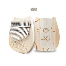 角落小夥伴 卡林巴拇指琴 台灣製, 貓款