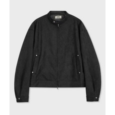 (국내매장정품) GLW 비건레더 스웨이드 바이커 자켓 블랙 GJ11BK 198333, L