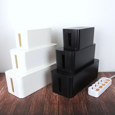 온더칩 멀티탭 정리함 케이블 보관함 콘센트 전선정리함 3구 4구 5구 6구, 멀티탭정리함(화이트)- 소, 1개