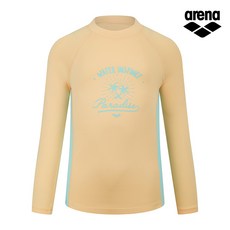 아레나 본사 공식 파라다이즈 아동 레저 래쉬가드 A3BB1BC03ORG