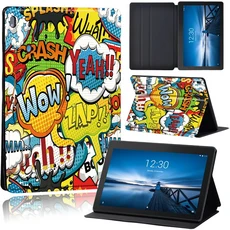 레노버 탭 M10 X605F X505F/탭 M10 PLUS X606F X/탭 E10 TB-X104F/TB-X104L 커버 가죽 낙서 사진 케이스 용, 07 graffiti014, 05 Tab M10 X605F X505F