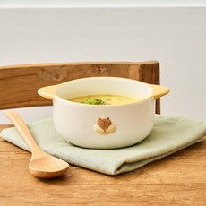 모던하우스 [린넨] 산골 뚱다람쥐네 양손핸들볼 NK2326129, 화이트, 1개