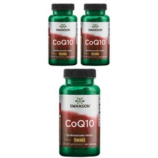 Swanson 斯旺森 輔酶Q10膠囊 120mg, 100顆, 3罐