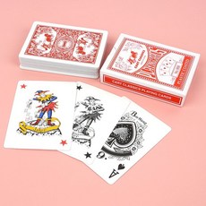 [1+1+1]3개세트트럼프 카드 트럼프카드 포커 로얄카드 종이카드, 3개