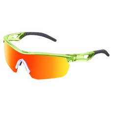 Vcarsian 아동용 선글라스 편광 청소년 야구 선글라스 소프트볼 사이클링 스포츠 선글라스 남아 여아 A3-블랙 컬러 도트 그린 단일 사이즈, B7-투명 그린 블랙+레드