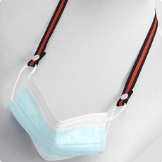 ET 마스크 스트랩 레드블랙 마스크목걸이 끈목걸이