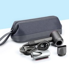 드라이어 수납용 파우치 스트랩형 휴대기모케이스, RW페브릭파우치, 블랙