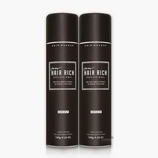 박명수헤어리치 스프레이 120g, 흑갈색, 2개