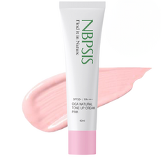 엔비피시스 천연유래성분 94% 톤업선크림 SPA50+ PA++++ 무기자차 시카 자외선차단제, 핑크, 1개, 40ml