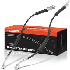 A-Premium 앞쪽 운전석 및 조수석 브레이크 유압 호스 일부 지프 모델 호환 - 그랜드 체로키 1993-1998 랭글러 코맨치 와그너 TJ 2개 세트