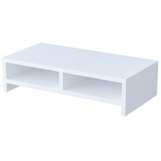 소우디 모니터 받침대 키보드수납형, 화이트2단