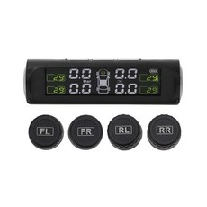RATCHROLL 세트 범용 타이어 압력 모니 시스템 충전 무선 태양열 태양광 키트 센서 433MHZ TPMS USB