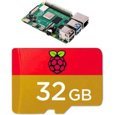 32GB 라즈베리 파이 사전설치 OS라스비안 익스트림 마이크로 SD 카드 | 5 400 4 3B+ 3A+ 3B 2 제로 모든 모델과 호환