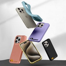 저스트포유 스키니 레인보우 카드 젤리 케이스