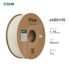 eSUN 고속 ABS+ 필라멘트 1.75mm 뛰어난 레이어 접착력 3D 프린터 스피디 플러스 출력용, 01  Mainland, 03 Natural