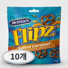 플립즈 카라멜 프레첼, 90g, 10개