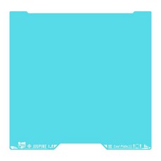 BIQU 크라이오그립 프로 글레이셔 257x257mm 표면 프린터용 밤부랩 P1S/P1P/X1C/X1E/A1 플랫폼 빌드 팬더 플레이트 3D 업그레이드 탈착식 양면, 355x346mm, CryoGrip Pro Glacier