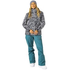 Roxy SNOW 주니어 부두 프린트 레귤러 핏 스노우 재킷 손바닥. XS 178955